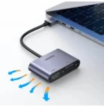 UGREEN 20518 adaptateur USB 3.0 HDMI VGA avec connexion stable pour bureau et télétravail