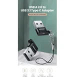 Adaptateur USB-C UGREEN 50568 USB-A mâle vers USB-C femelle avec porte-clés flexible