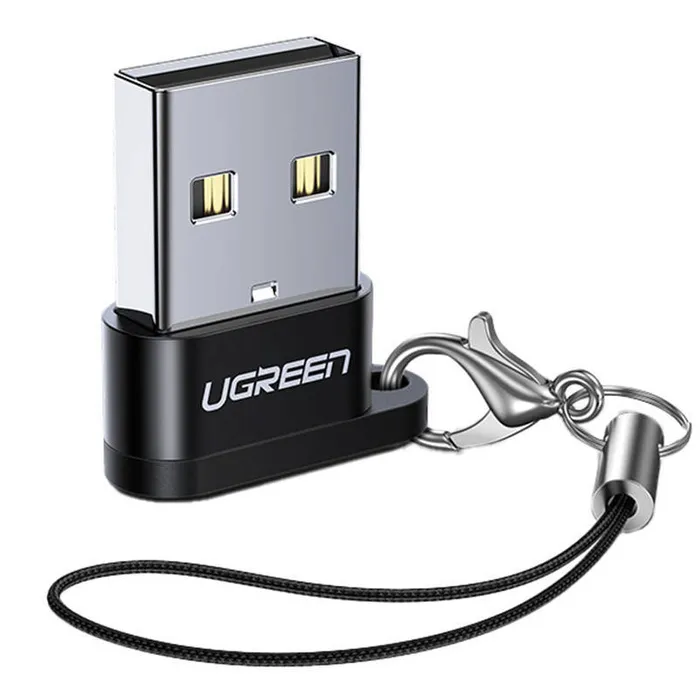 Adaptateur USB-C UGREEN 50568 USB-A vers USB-C 5Gbps noir avec cordon porte-clés