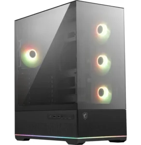 Boîtier PC MSI MAG PANO 110R PZ noir panoramique ARGB avec verre trempé