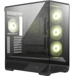 Boîtier PC MSI MAG PANO 130R PZ avec verre panoramique et ventilateurs ARGB
