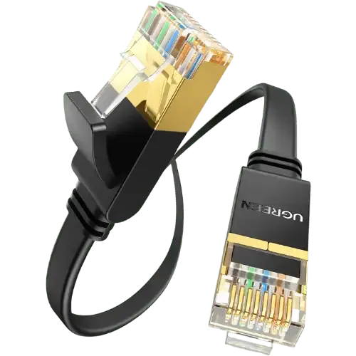 Câble Ethernet CAT7 UGREEN RJ45 plat références 11260 11262 11263 de 1 m à 5 m pour connexion réseau stable gaming streaming et bureau