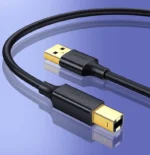 Câble USB 2.0 UGREEN 10352 5 m avec connecteurs plaqués or pour imprimante et scanner