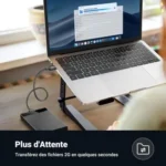 Câble USB 3.0 UGREEN 10370 et 10371 pour transfert rapide entre ordinateur et disque externe