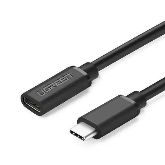 Câble USB-C UGREEN 40574 mâle vers femelle 0,5 m 5Gbps