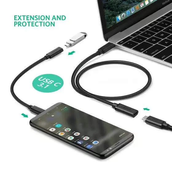 Câble USB-C UGREEN 40574 pour extension et protection du port USB-C