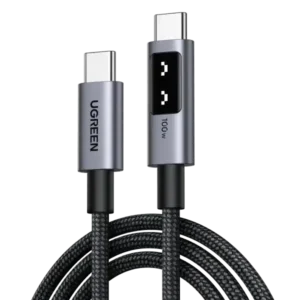 Câble USB-C UGREEN 50751 mâle vers mâle 1,5 m tressé