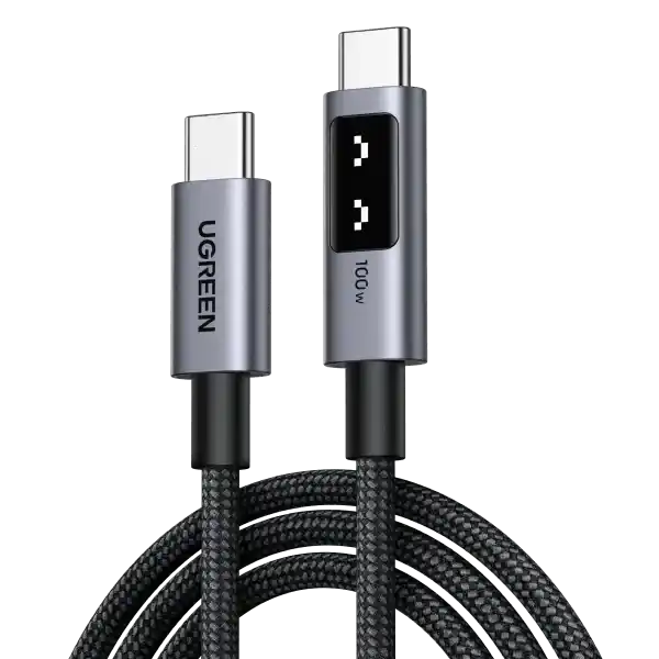 Câble USB-C UGREEN 50751 mâle vers mâle 1,5 m tressé