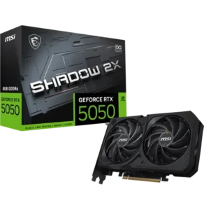 Carte Graphique MSI geforce RTX 5050 8G SHADOW 2X OC avec Carte Graphique MSI RTX 5050