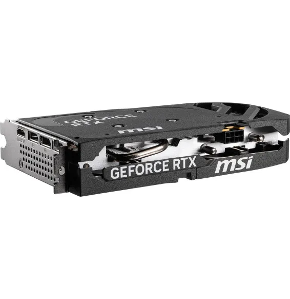 Carte Graphique MSI RTX 5060 8G SHADOW 2X OC vue latérale avec interface PCIe