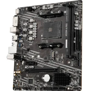 Carte Mère MSI A520M-A PRO vue de face avec socket AM4 et chipset A520