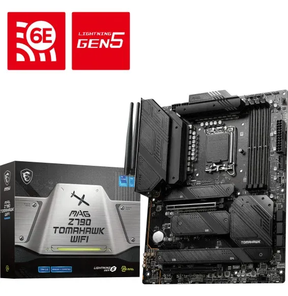 Carte Mère MSI MAG Z790 TOMAHAWK WIFI LGA1700 DDR5 avec boîte officielle MSI