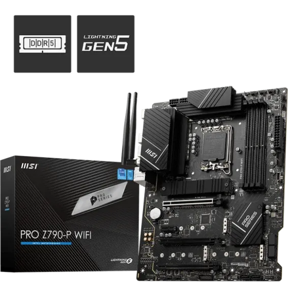 Carte Mère MSI PRO Z790-P WIFI DDR5 LGA1700 avec boîte officielle MSI