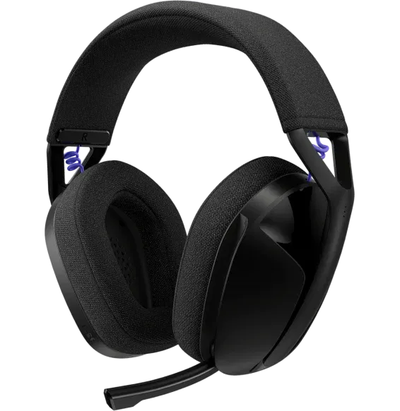 casque gaming Bluetooth Logitech G321 LIGHTSPEED 981-001563 vue latérale micro flip-to-mute