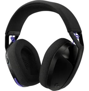 casque gaming Bluetooth Logitech G321 LIGHTSPEED 981-001563 vue rapprochée oreillettes design gaming