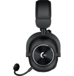 casque Logitech Pro X 2 LIGHTSPEED noir vue frontale précision audio