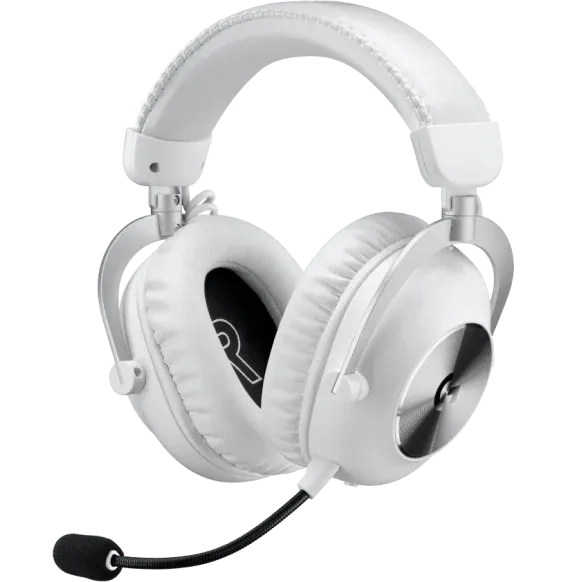casque Logitech Pro X 2 LIGHTSPEED gaming blanc sans fil - design complet