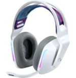 casque gaming Logitech G733 LIGHTSPEED RGB sans fil blanc vue latérale