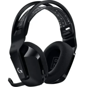 casque gaming Logitech G733 LIGHTSPEED RGB noir vue face immersive
