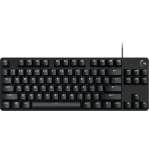 clavier gaming filaire Logitech G413 TKL SE AZERTY 920-010444 angle incliné rétroéclairage blanc touches PBT