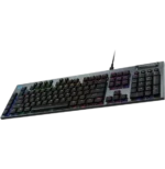 clavier Logitech G915 X vue inclinée design premium rétroéclairé