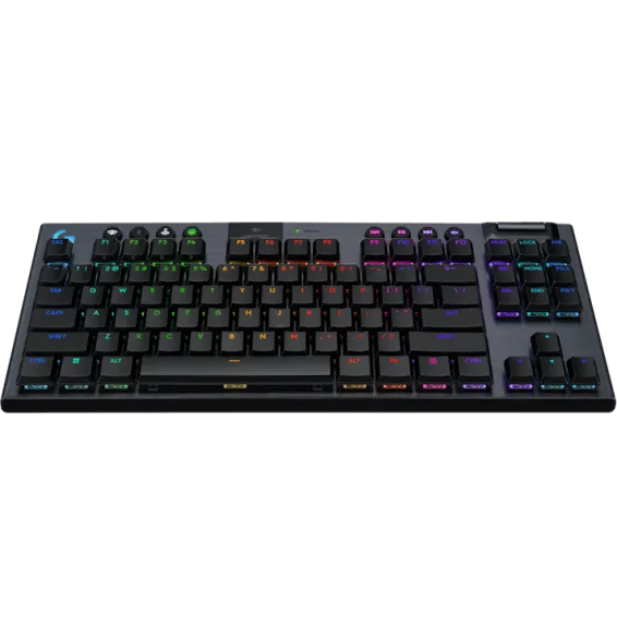 clavier Logitech G915 X LIGHTSPEED TKL vue dessus RGB tactile QWERTY