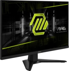 Écran Gaming MSI MAG 274F 27 pouces Full HD 200Hz vue avant avec design gaming