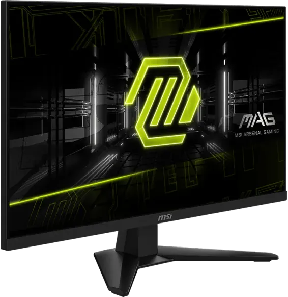 Écran Gaming MSI MAG 274F 27 pouces Full HD 200Hz vue avant avec design gaming