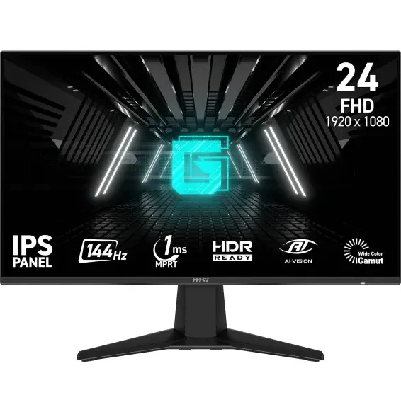 Écran Gaming MSI G242L E14 24 pouces Full HD IPS 144Hz avec caractéristiques principales