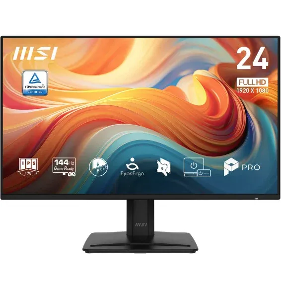 Écran MSI PRO MP242 E14A 24 pouces Full HD IPS 144Hz avec caractéristiques principales