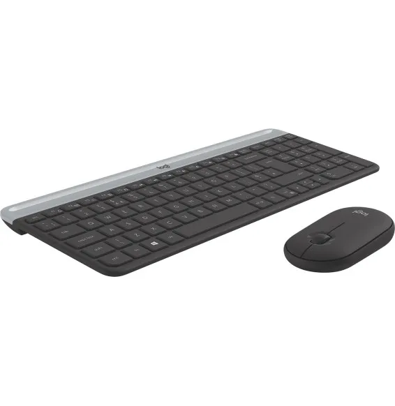 Logitech MK470 clavier souris sans fil design compact moderne