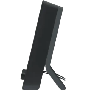 haut-parleurs Logitech Z207 profil arrière support incliné stabilité