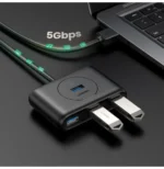 Hub USB UGREEN 20290 4 ports USB 3.0 avec vitesse de transfert 5Gbps pour clés USB et accessoires PC
