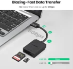 UGREEN 20250 lecteur carte SD TF USB 3.0 avec transfert rapide jusqu’à 5 Gbps pour photos et vidéos