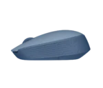souris Logitech M171 bleu gris vue latérale design compact portable