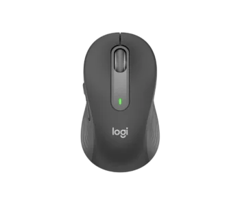 logitech m650 souris graphite utilisation main bureau confort