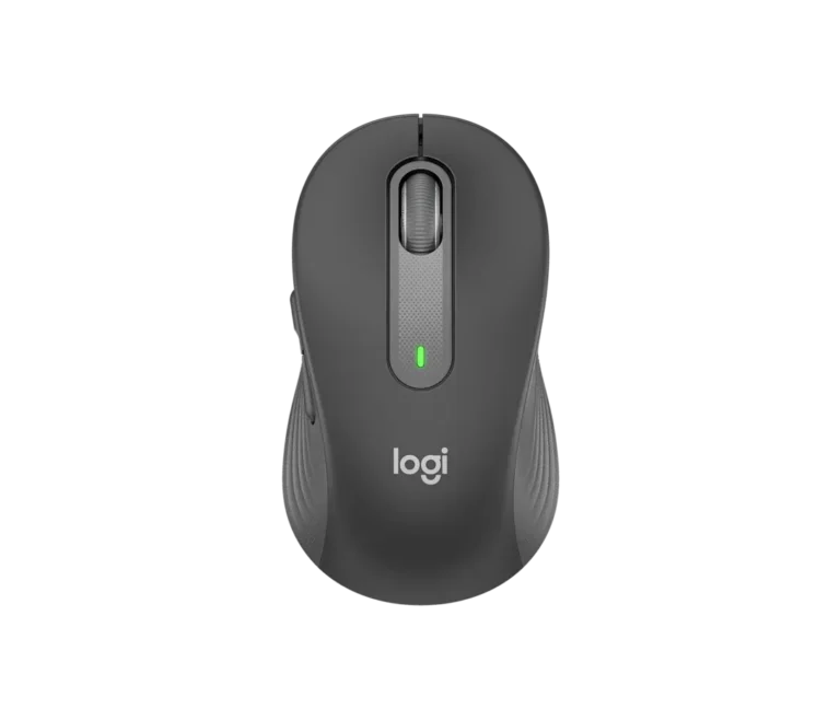 logitech m650 souris graphite utilisation main bureau confort