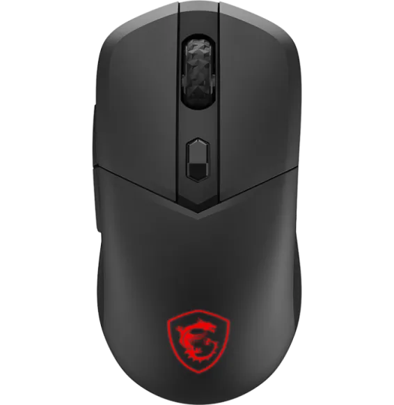Souris Gaming MSI Versa 300 Wireless vue supérieure avec design léger 60 g