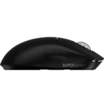 souris Logitech G Pro X Superlight 2 noir vue angle performance sans fil