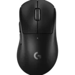 Souris Gaming Sans Fil Logitech G Pro X Superlight 2 Dex noir vue de dessus