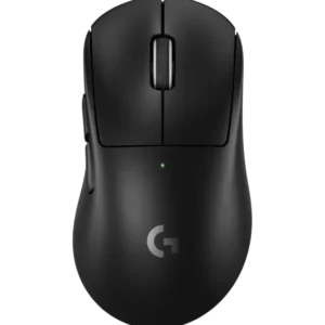 Souris Gaming Sans Fil Logitech G Pro X Superlight 2 Dex noir vue de dessus