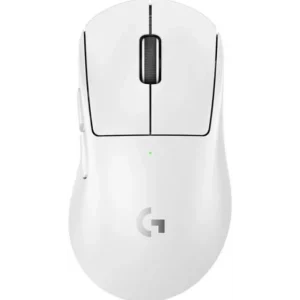 Souris Gaming Sans Fil Logitech G Pro X Superlight 2 Dex blanc vue latérale gauche