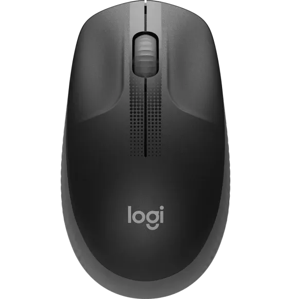 souris Logitech M190 sans fil charbon design élégant pleine taille