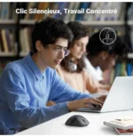 Souris sans fil Bluetooth UGREEN 90395 avec clics silencieux pour bureau télétravail et environnement calme