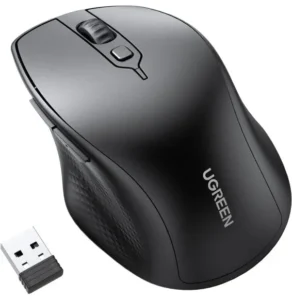 Souris sans fil Bluetooth UGREEN 90395 avec récepteur USB 2.4 GHz et design compact ergonomique