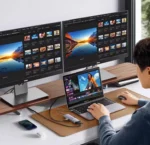 UGREEN 15600 hub USB-C 9 en 1 pour configuration multi écran et poste de travail