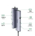 UGREEN 15600 station d’accueil USB-C avec ports HDMI VGA USB 3.0 Ethernet Gigabit et charge PD