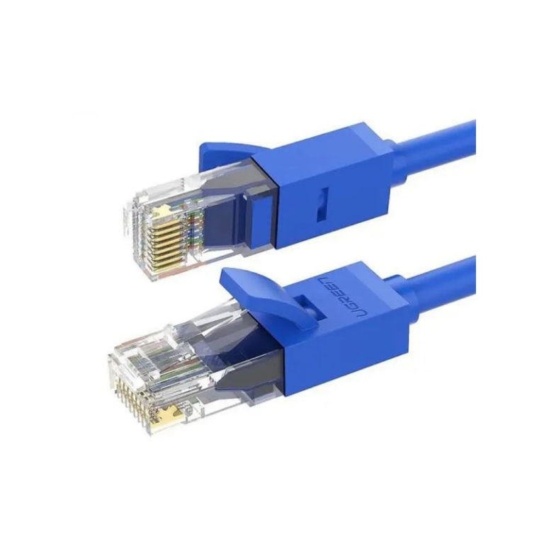 Cable Rj45 UGREEN CAT6 bleu pour connexion Ethernet stable PC routeur switch et console