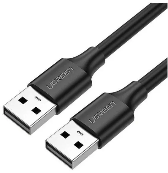Câble USB 2.0 UGREEN 10310 USB-A mâle vers mâle 1,5 m pour transfert de données
