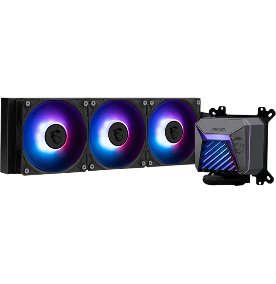 Watercooling MSI MAG CORELIQUID A15 360 compatible Intel LGA 1851 1700 et AMD AM5 AM4